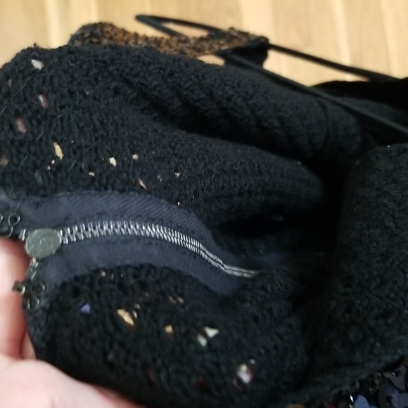 Vintage black sequin dress - Picture 4 of 4